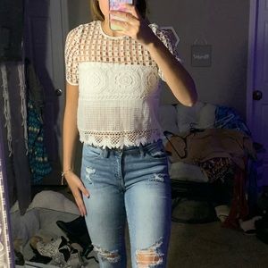 White Transparent Top